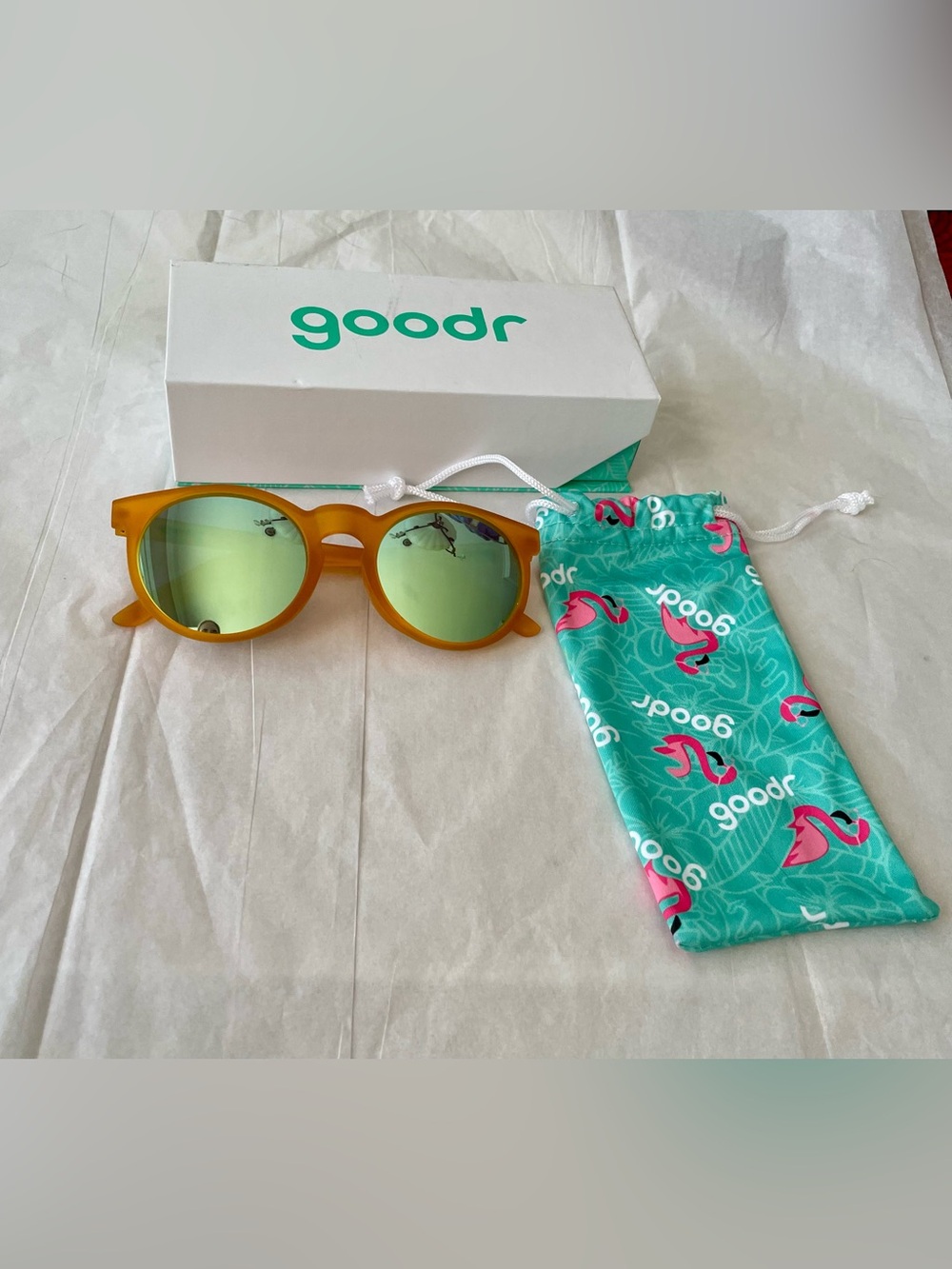Goodr Circle G Sunglasses Freshly Baked Man Buns NEW IN BOX